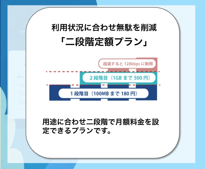 二段階定額プラン